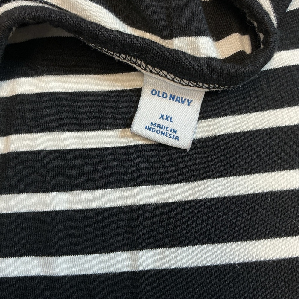 Old Navy Black and White Striped sun dress size XXL. 0386 - Picture 2 of 3
